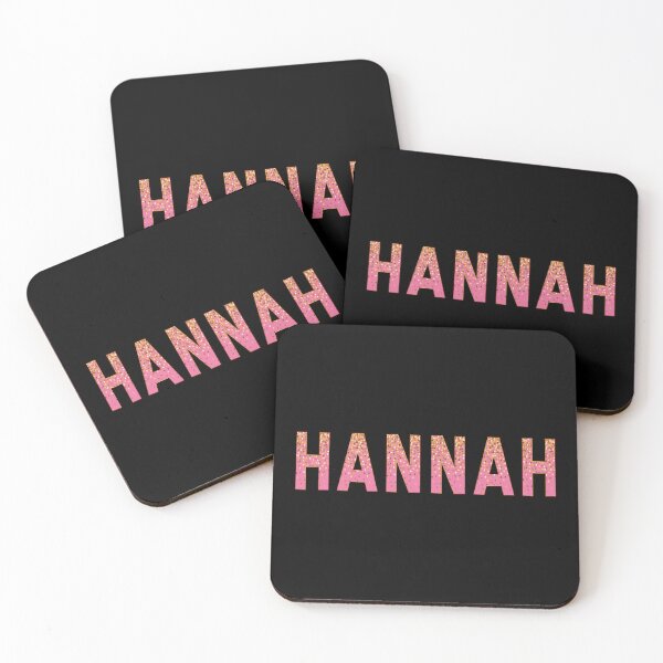 Item preview, Hannah Name Pink Gold designed and sold by Jeallan Designs.