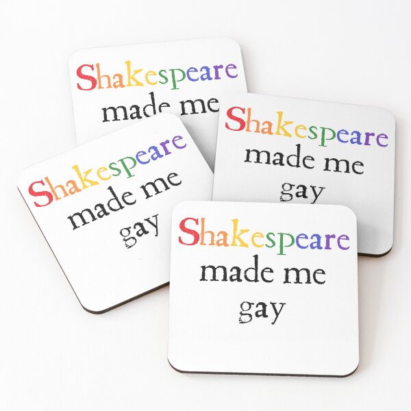 Item preview, Shakespeare Made Me Gay - rainbow designed and sold by WatchItSpaceman.