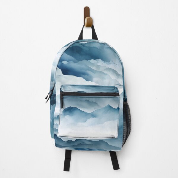 Item preview, Blue & White Mountain Landscape designed and sold by KSimpson838.