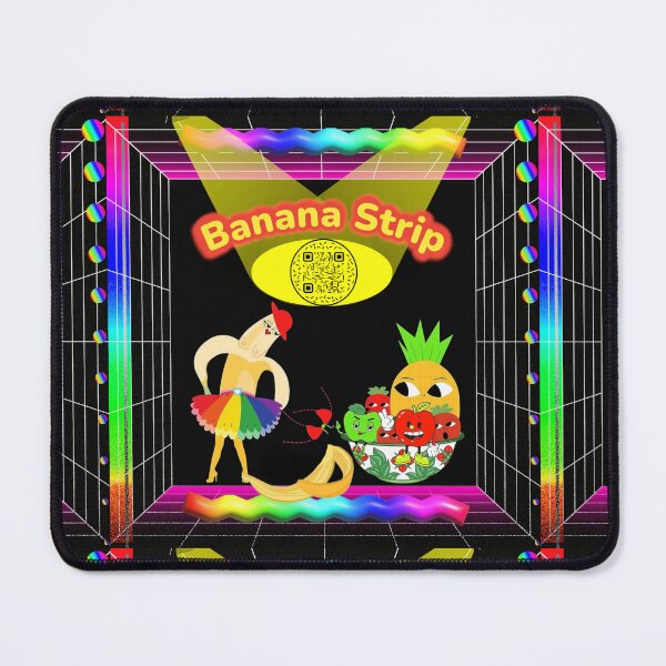 Item preview, Colorful Vegan & Vegetarian Banana Strip Interactive Musical & Movement QR code scannable Image  designed and sold by B-DIFF-e-RENT.
