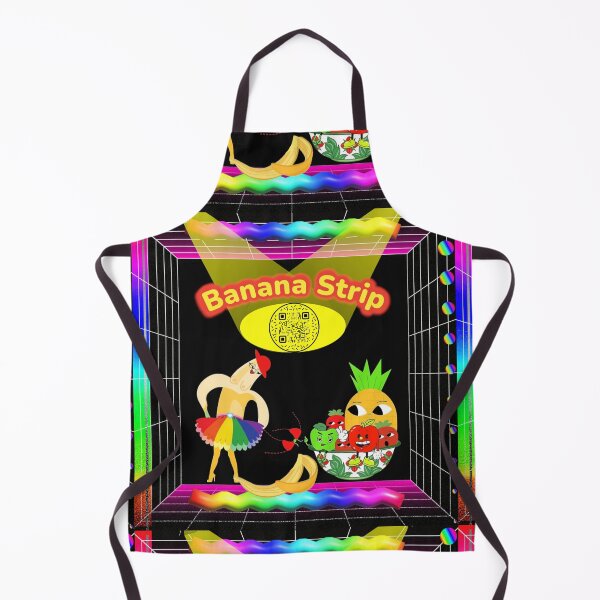 Item preview, Colorful Vegan & Vegetarian Banana Strip Interactive Musical & Movement QR code scannable Image designed and sold by B-DIFF-e-RENT.