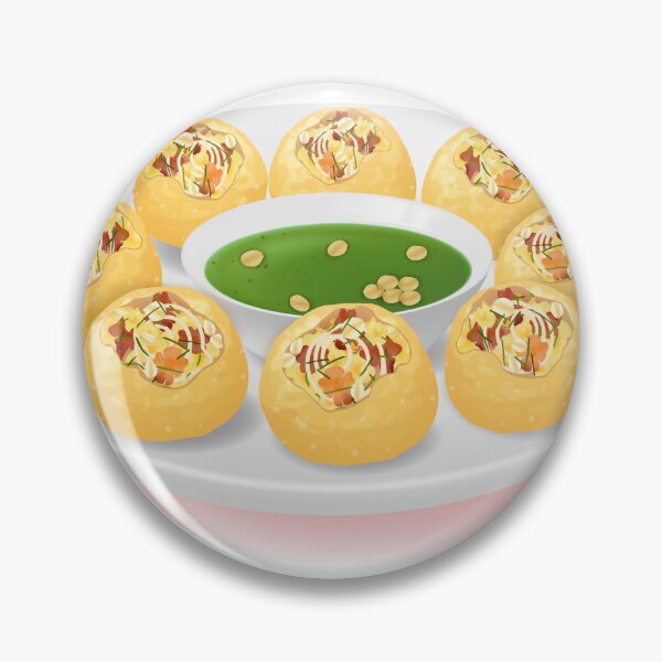 Item preview, Pani Puri Golgappa Indian Snack designed and sold by katxdesigns.