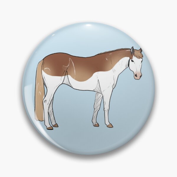 Item preview, Pangare Chestnut Splash American Quarter Horse designed and sold by Kgerdoodles.