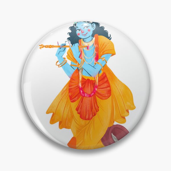 Item preview, Krishna Hindu God designed and sold by katxdesigns.
