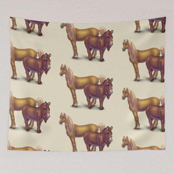 Item preview, Horse and Donkey Characters designed and sold by Unicornarama.
