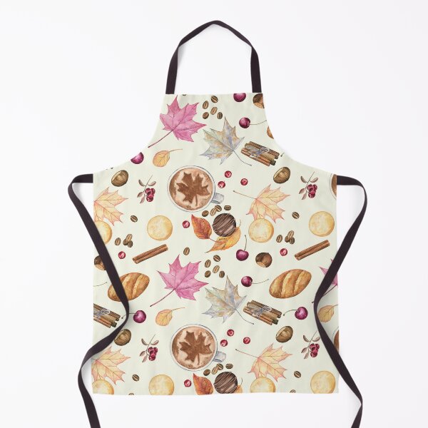 Item preview, Cozy Autumn Pattern on Yellow-Cream background designed and sold by Flowersforbear.