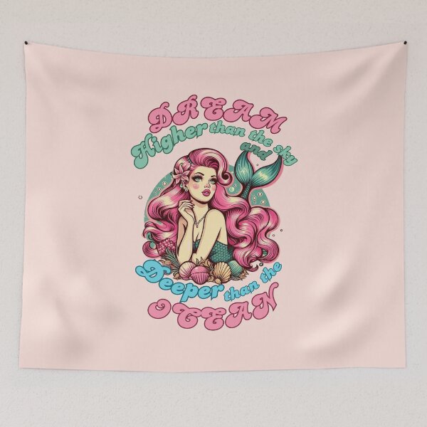 Item preview, Dreamer Mermaid , mermaidcore designed and sold by coloursforkids.