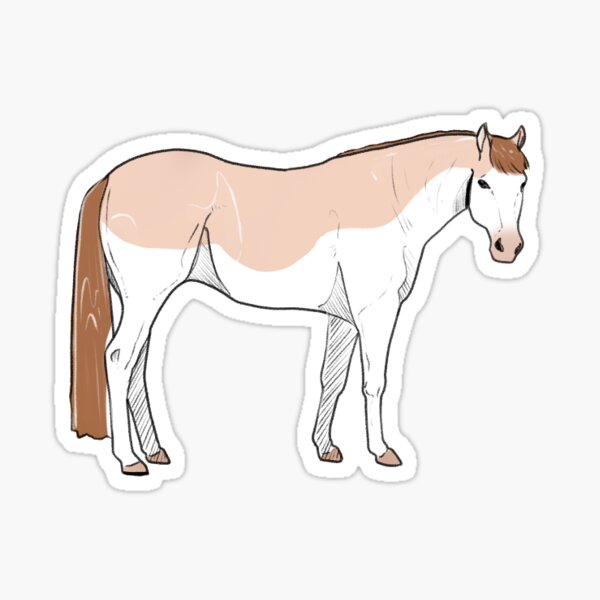 Item preview, Champagne Splash American Quarter Horse designed and sold by Kgerdoodles.
