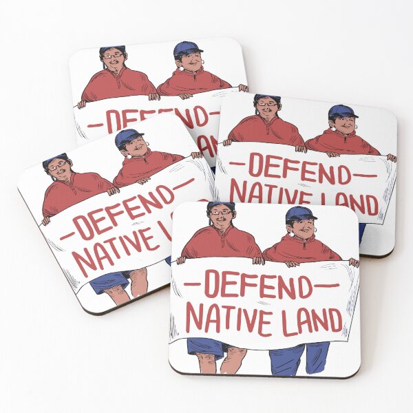 Item preview, Defend Native Land, Native Americans designed and sold by katxdesigns.