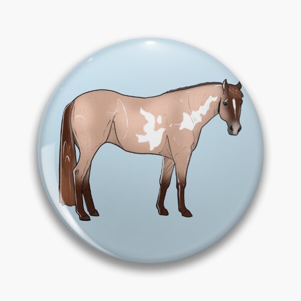 Item preview, Strawberry Roan Overo American Quarter Horse designed and sold by Kgerdoodles.