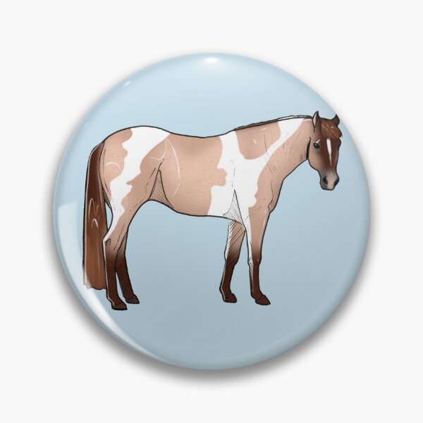 Item preview, Strawberry Roan Tobiano American Quarter Horse designed and sold by Kgerdoodles.