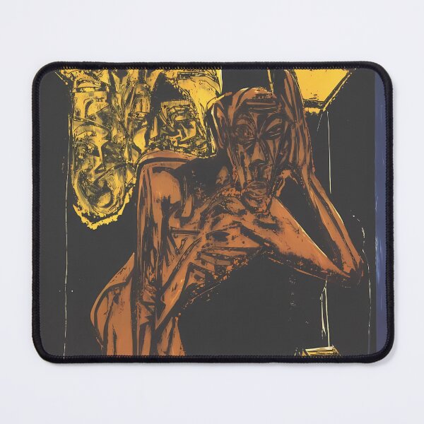 Item preview, Schlemihl in the Loneliness of his Room, Ernst Ludwig Kirchner, 1915 designed and sold by A APART T.