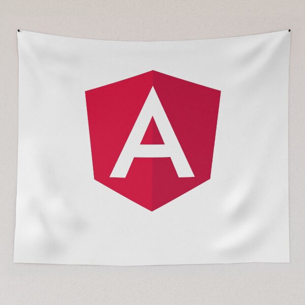 Item preview, Angular Angular.js Transparent Logo Sweatshirt designed and sold by Rainwater Merch.