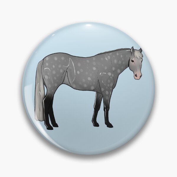 Item preview, Dapple Gray American Quarter Horse designed and sold by Kgerdoodles.