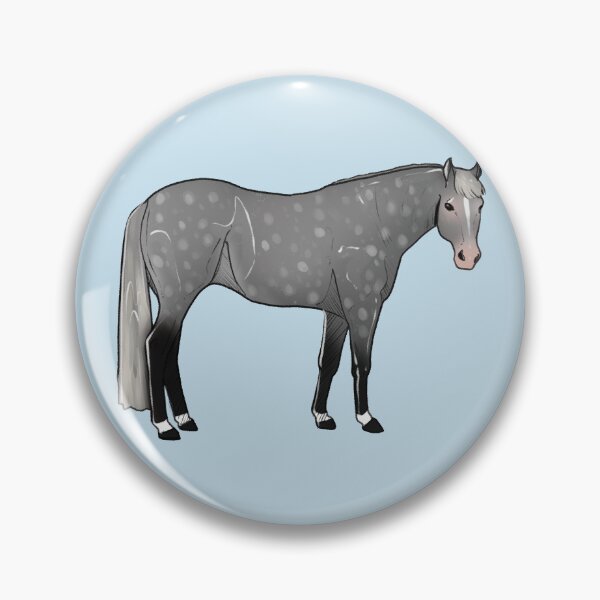 Item preview, Dapple Gray American Quarter Horse designed and sold by Kgerdoodles.