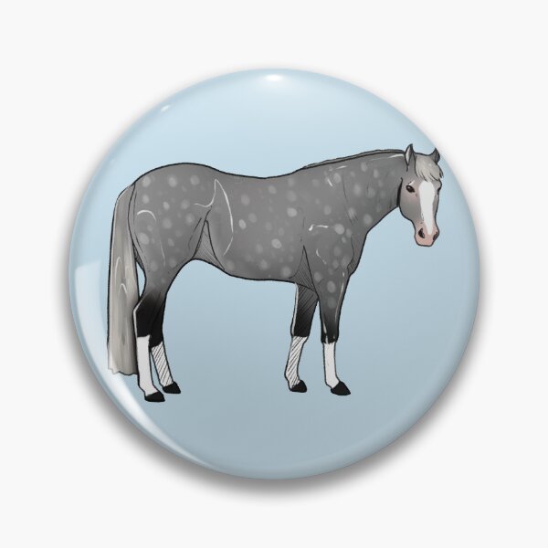 Item preview, Dapple Gray American Quarter Horse designed and sold by Kgerdoodles.