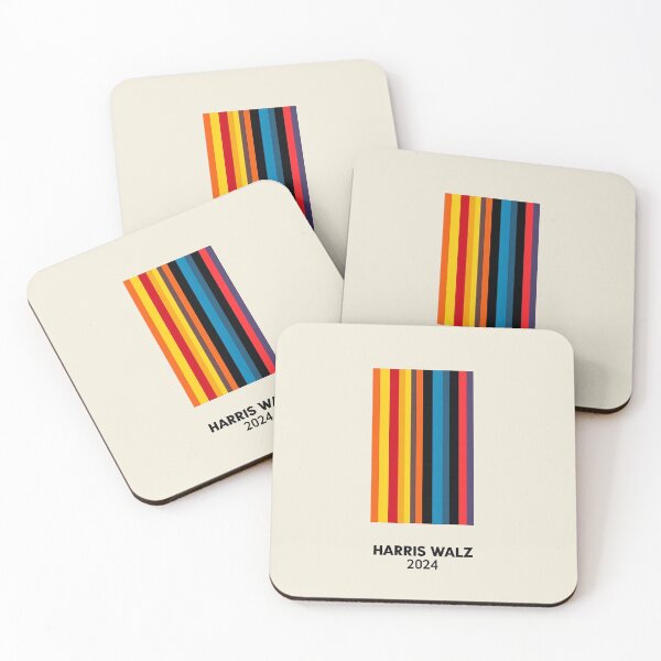 Item preview, Harris Walz 2024 Campaign Modern Minimalist Stripes Design designed and sold by Retro Travel Design.