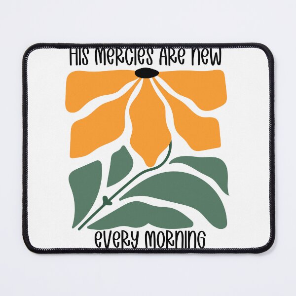 Item preview, His Mercies are New Every Morning, Bible Verse, Scripture, Christian Gift designed and sold by TeesNthese.