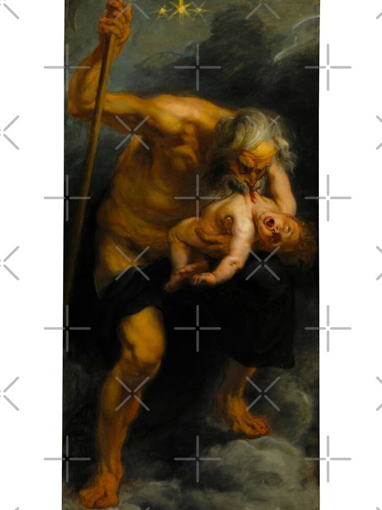 Saturn Devouring One Of His Sons by Peter Paul Rubens iPhone Case