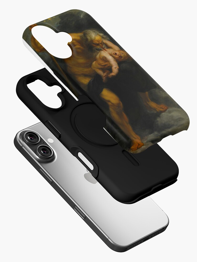 Saturn Devouring One Of His Sons by Peter Paul Rubens iPhone Case