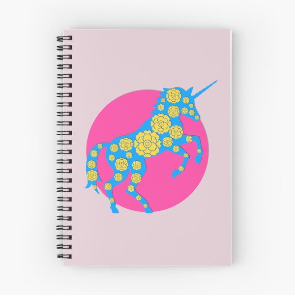 Item preview, Flower Unicorn (Blue) designed and sold by MLWParchmentArt.