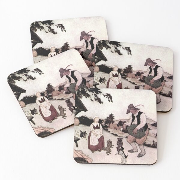 Item preview, Edmund Dulac - White Carolina and Black Caroline designed and sold by forgottenbeauty.