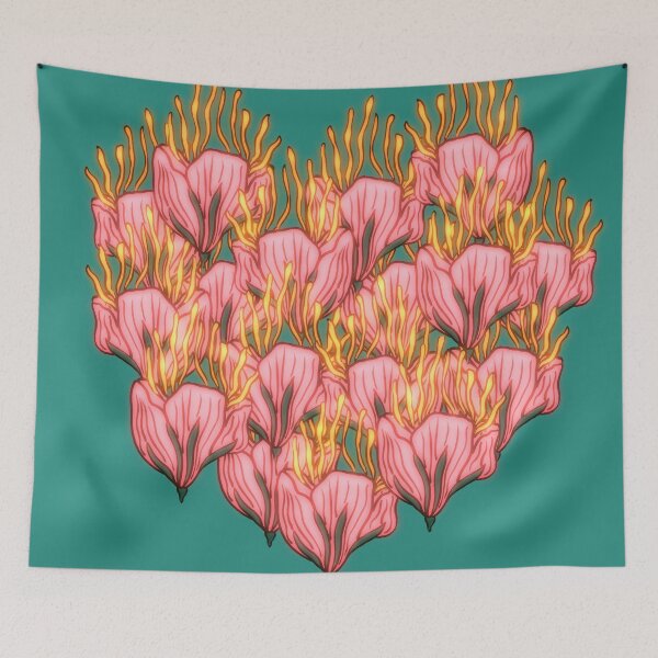 Item preview, Art nouveau flowers. designed and sold by LynseysArtShop.