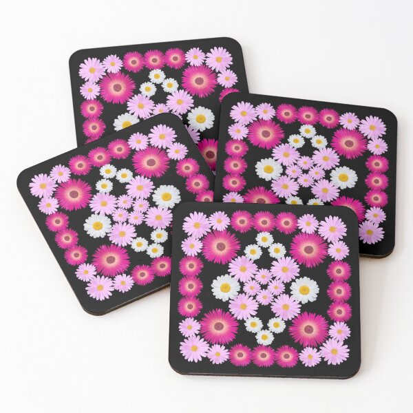 Item preview, Marguerite Daisy Flowers Floral Square Geometry Shapes Mania designed and sold by Shapes-Mania.