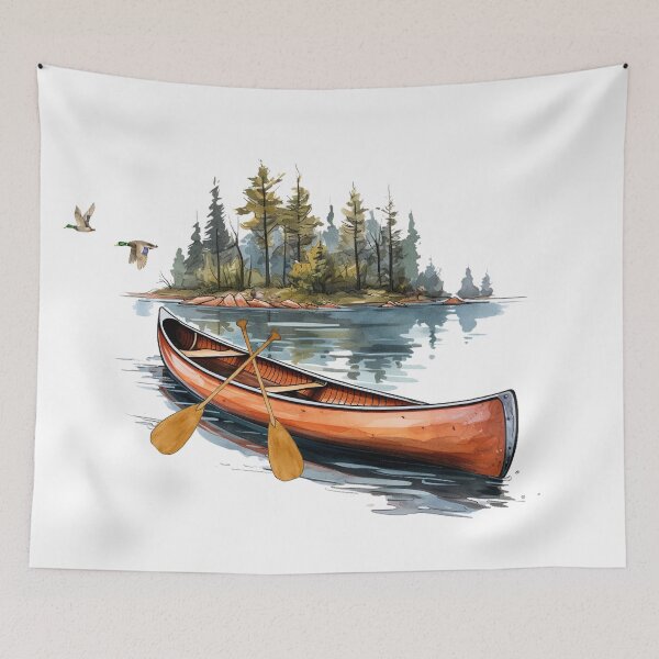 Item preview, Canoe on the Lake  designed and sold by TeesNthese.
