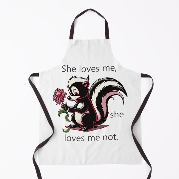 Item preview, a skunk holding a sad flower in a love disappointment designed and sold by Mahilis.