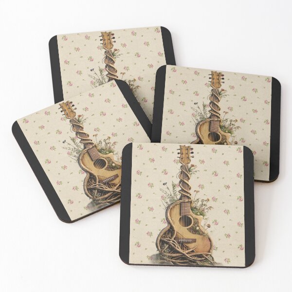 Item preview, Guitars Guitar Reflection Vintage Botanical designed and sold by MarcelooArt.