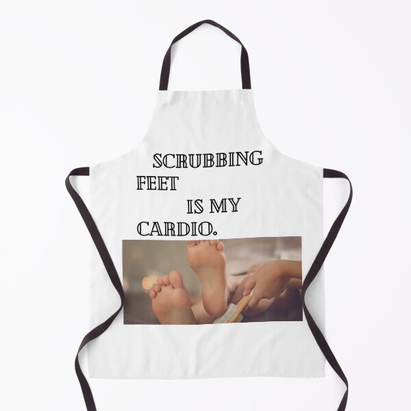 Item preview, Scrubbing Feet Is My Cardio designed and sold by Lisaarts.