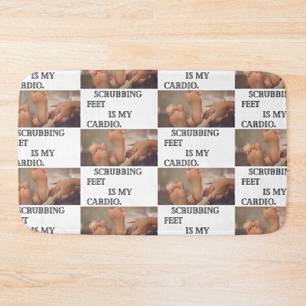 Item preview, Scrubbing Feet Is My Cardio  designed and sold by Lisaarts.