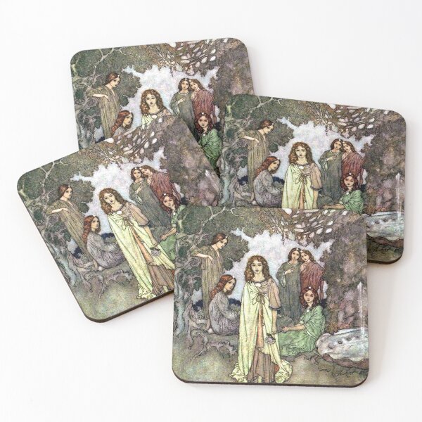 Item preview, Edmund Dulac - The Garden of Paradise  designed and sold by forgottenbeauty.