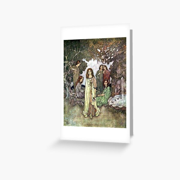 Item preview, Edmund Dulac - The Garden of Paradise  designed and sold by forgottenbeauty.