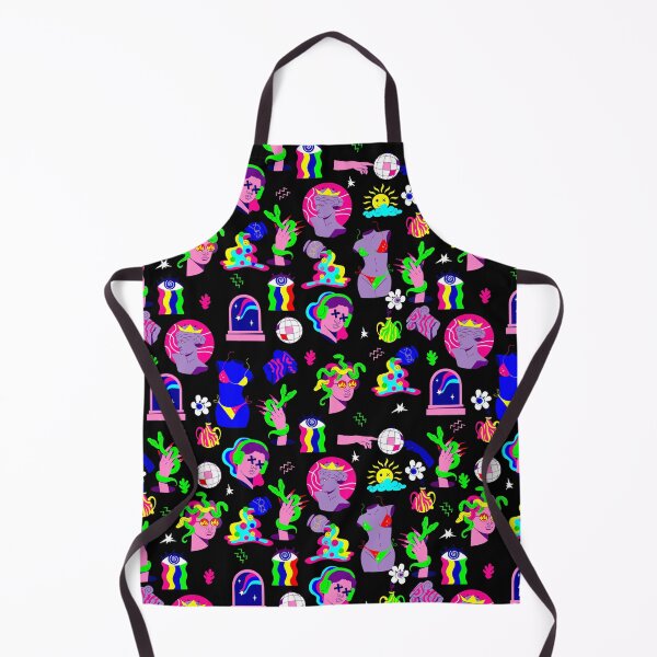 Item preview, groovy psychedelic medusa disco black designed and sold by Gossip Rag.