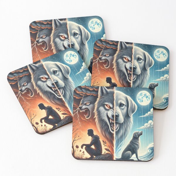 Item preview, Man is a wolf to man, but a dog is a friend to man. designed and sold by Marsik1982.