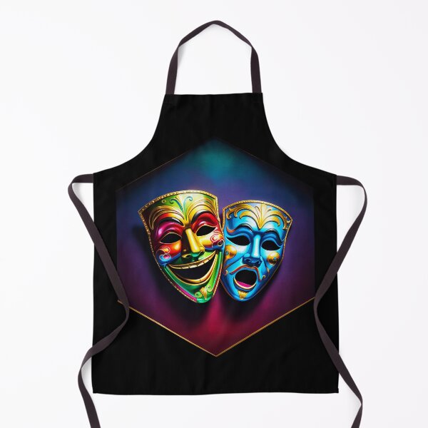 Item preview, Comedy Tragedy Masks Design designed and sold by AbsoluteA.