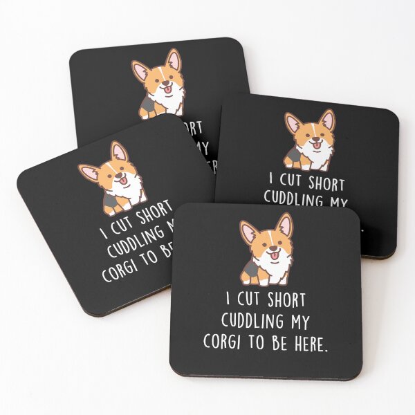 Item preview, Red-Headed Tri Corgi Dog Cut Short designed and sold by Clara Hollins.