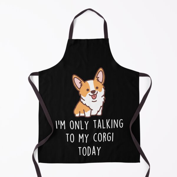 Artikelvorschau, Corgi-Hund im Gespräch entworfen und verkauft von Clara Hollins.