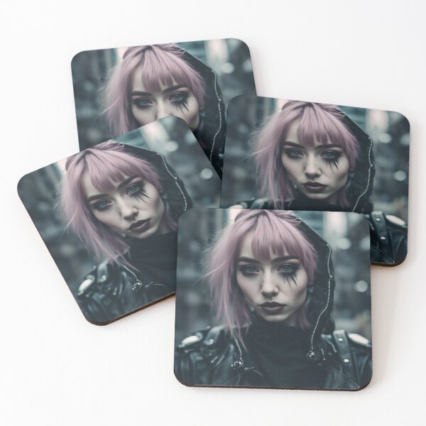 Item preview, Street Goth Girl, Cyberpunk, Original Design designed and sold by Burn-Ego.