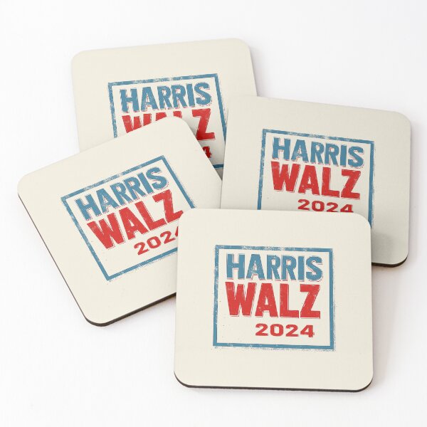 Item preview, Harris Walz 2024 Vintage Block Campaign Design designed and sold by Retro Travel Design.