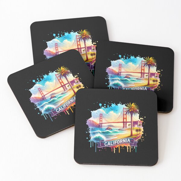 Item preview, ✨California Dreamin’ – Iconic Landmarks & Coastal Beauty for T-Shirts, Mugs, Stickers & More designed and sold by artedigital99.