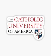 the catholic university of america Sticker