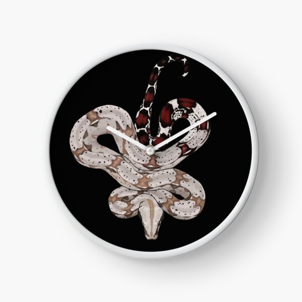 Red Tailed Boa Clock
