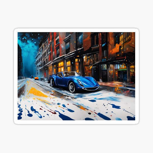 Cool Blue Sticker