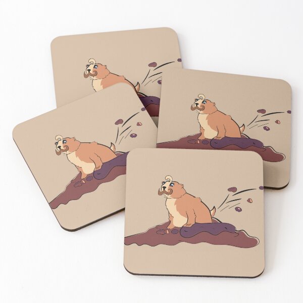 Item preview, Prairie Diggin' Dog with Mustache - Benjamin on Tan designed and sold by MaestroTAVI.
