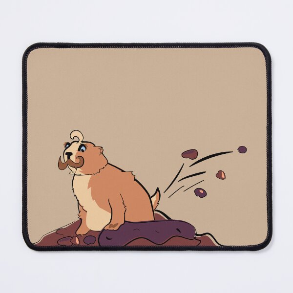 Item preview, Prairie Diggin' Dog with Mustache - Benjamin on Tan designed and sold by MaestroTAVI.