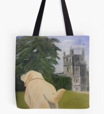 Downton Abbey's beloved Isis and the Abbey. Tote Bag