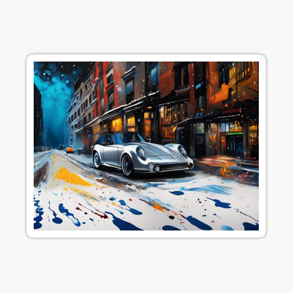 Silver Streak Sticker